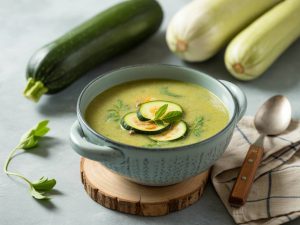 Soupe à la courgette froide : recette fraîche et astuces du potager