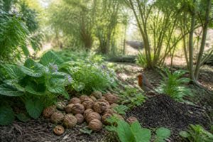 Bienfait des noix au jardin pour attirer la biodiversité et enrichir le sol